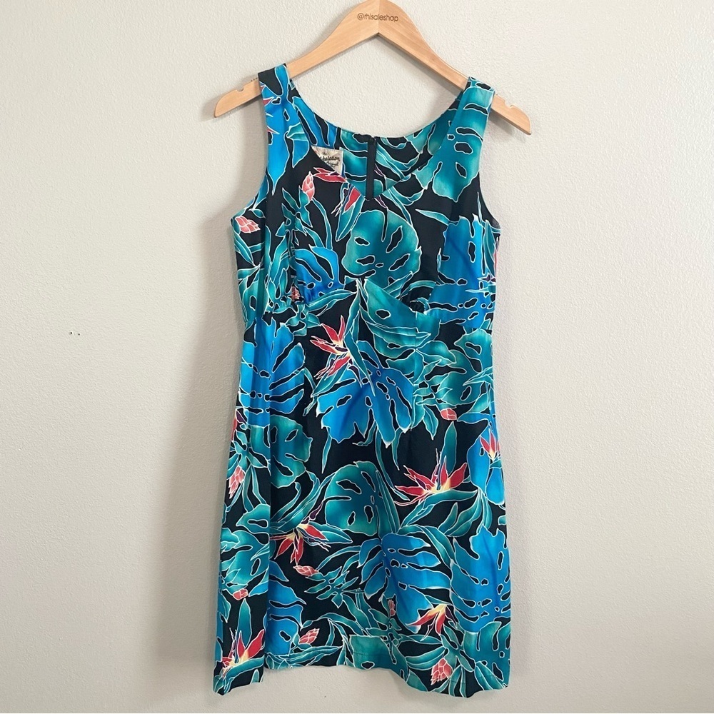 Hilo Hattie The Hawaiian Original Cotton Sleeveless Sheath Dress Size Small
